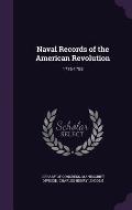 Naval Records of the American Revolution: 1775-1788