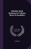 Gibralter Book Buckram for Library Work of Durability