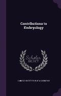 Contributions to Embryology