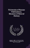 University of Kansas Publications, Museum of Natural History
