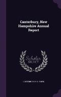 Canterbury, New Hampshire Annual Report
