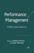 Performance Management: Multidisciplinary Perspectives