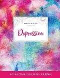 Adult Coloring Journal: Depression (Mandala Illustrations, Rainbow Canvas)