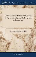Lettre de Nicolas de Bonneville, avocat au Parlement de Paris; a Mr. le Marquis de Condorcet.