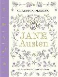 Classic Coloring Jane Austen Adult Coloring Book 55 Removable Coloring Plates