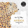 Vive Le Color Africa Coloring Book Color In de Stress 72 Tear Out Pages