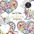 Vive Le Color! Hearts (Adult Coloring Book): Color In; De-Stress (72 Tear-Out Pages)