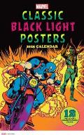 CAL25 Marvel Classic Black Light Poster Oversize Wall Calendar