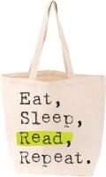 Eat Sleep Read Repeat Tote