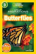 National Geographic Readers Great Migrations Butterflies
