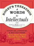 Rogets Thesaurus of Words for Intellectuals