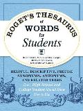 Rogets Thesaurus of Words for Students