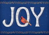 Joyful Cardinal Deluxe Boxed Holiday Cards (20 Cards, 21 Self-Sealing Envelopes)