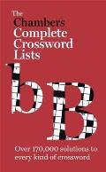 Chambers Crossword Lists
