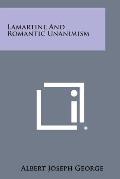 Lamartine and Romantic Unanimism