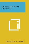 A History of Social Philosophy