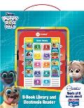 Disney Junior Puppy Dog Pals: Me Reader 8-Book Library and Electronic Reader Sound Book Set [With Battery]