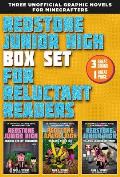 Redstone Junior High Box Set for Reluctant Readers: High-Interest, Illustrated Graphic Novels for Minecrafters