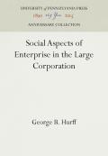 Social Aspects of Enterprise in the Large Corporation