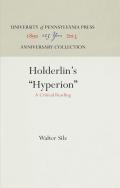 H?lderlin's Hyperion: A Critical Reading