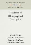 Standards of Bibliographical Description
