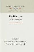 The Filostrato of Boccaccio: A Translation with Parallel Text
