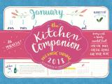 The Kitchen Companion Page-A-Week Calendar 2018
