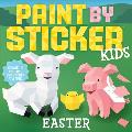 Paint by Sticker Kids Easter Create 10 Pictures One Sticker at a Time