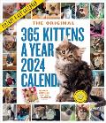 365 Kittens-A-Year Picture-A-Day Wall Calendar 2024: Absolutely Spilling Over with Kittens