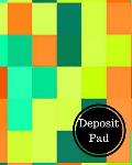 Deposit Pad: Bank Deposit Book