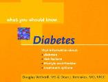 Diabetes What You Should Know
