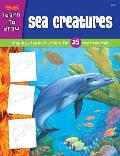 Sea Creatures Draw & Color