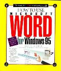 How to Use Word 95