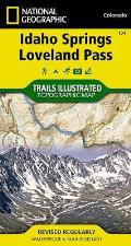 National Geographic Trails Illustrated Map||||Idaho Springs, Loveland Pass Map