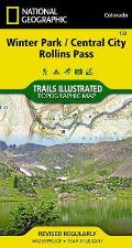 National Geographic Trails Illustrated Map||||Winter Park, Central City, Rollins Pass Map