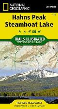 National Geographic Trails Illustrated Map||||Hahns Peak, Steamboat Lake Map