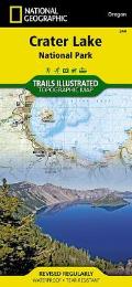 National Geographic Trails Illustrated Map||||Crater Lake National Park Map