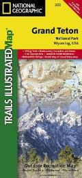 National Geographic Trails Illustrated Map||||Grand Teton National Park Map