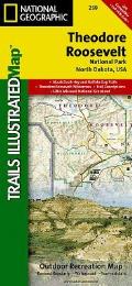 National Geographic Trails Illustrated Map||||Theodore Roosevelt National Park Map