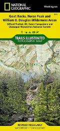 National Geographic Trails Illustrated Map||||Goat Rocks, Norse Peak and William O. Douglas Wilderness Areas Map [Gifford Pinchot, Mt. Baker-Snoqualmie, and Okanogan-Wenatchee National Forests]
