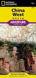 National Geographic Adventure Map||||China West Map