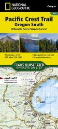 Pacific Crest Trail Map Oregon South Willamette Pass to Siskiyou Summit