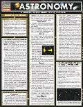 Astronomy Laminated Reference