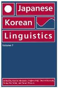 Japanese/Korean Linguistics: Volume 7