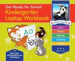 Get Ready for School Kindergarten Laptop Workbook Uppercase Letters Phonics Lowecase Letters Spelling Rhyming