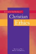 Journal of the Society of Christian Ethics: Spring/Summer 2013, Volume 33, No. 1