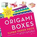 Origami Boxes Super Paper Pack Folding Instructions & Paper for Hundreds of Mini Containers