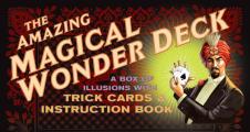 Amazing Magical Wonder Deck A Box of Illusions with Trick Cards & Instruction Book With Illustrated Instruction Book & 52 Card Marked Tapered