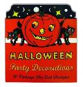 Vintage Halloween Cardboard Cutouts Die Cut Party Decorations