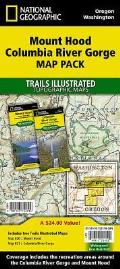 National Geographic Trails Illustrated Map||||Mount Hood, Columbia River Gorge [Map Pack Bundle]